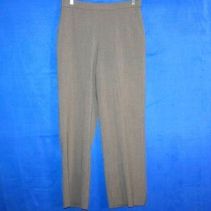 Kim Rogers Petite Pull On Dress Pants Brown 6PS